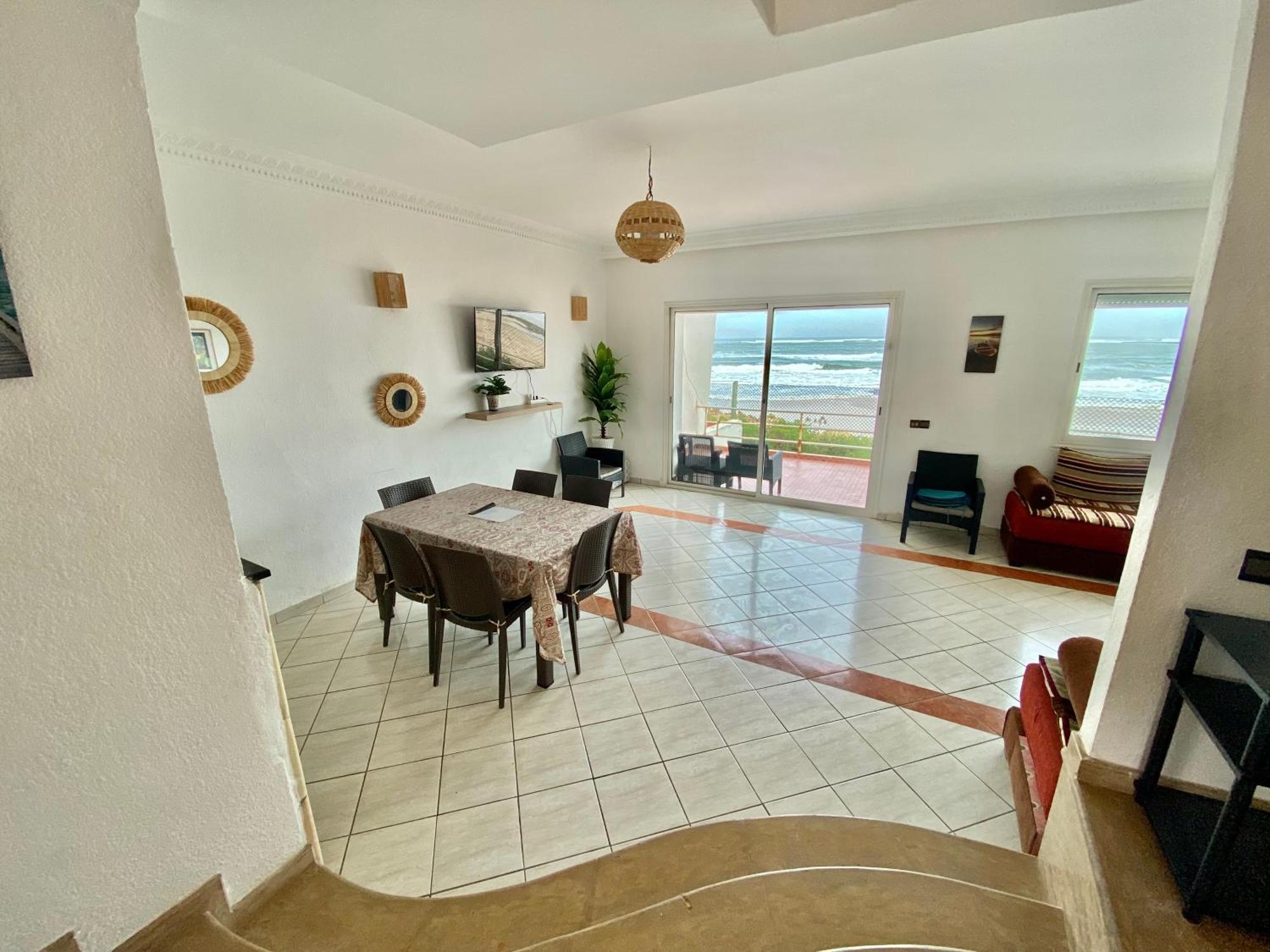 Splendid Beachfront Villa In Sidi Bouzid Beach With Pool Douar Ourlali Exterior foto
