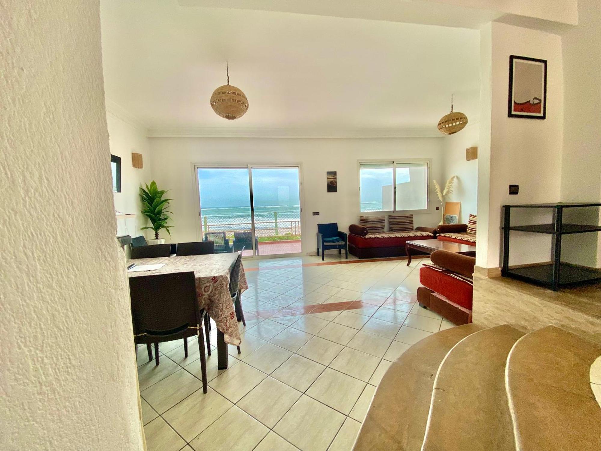 Splendid Beachfront Villa In Sidi Bouzid Beach With Pool Douar Ourlali Exterior foto
